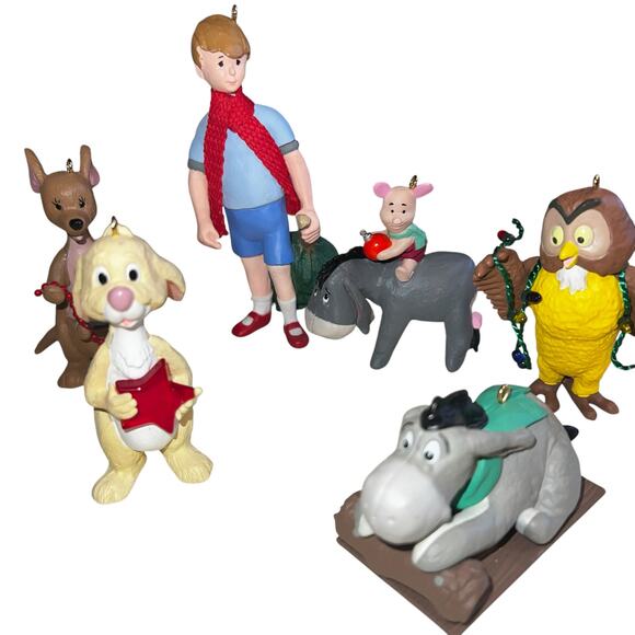 Disney's Winnie the pooh Hallmark Lot Friends christmas ornament tigger,piglet, - Picture 6 of 10